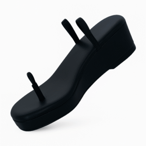 Midnight Black Wedge