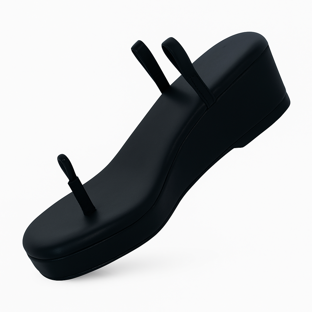 Midnight Black Wedge